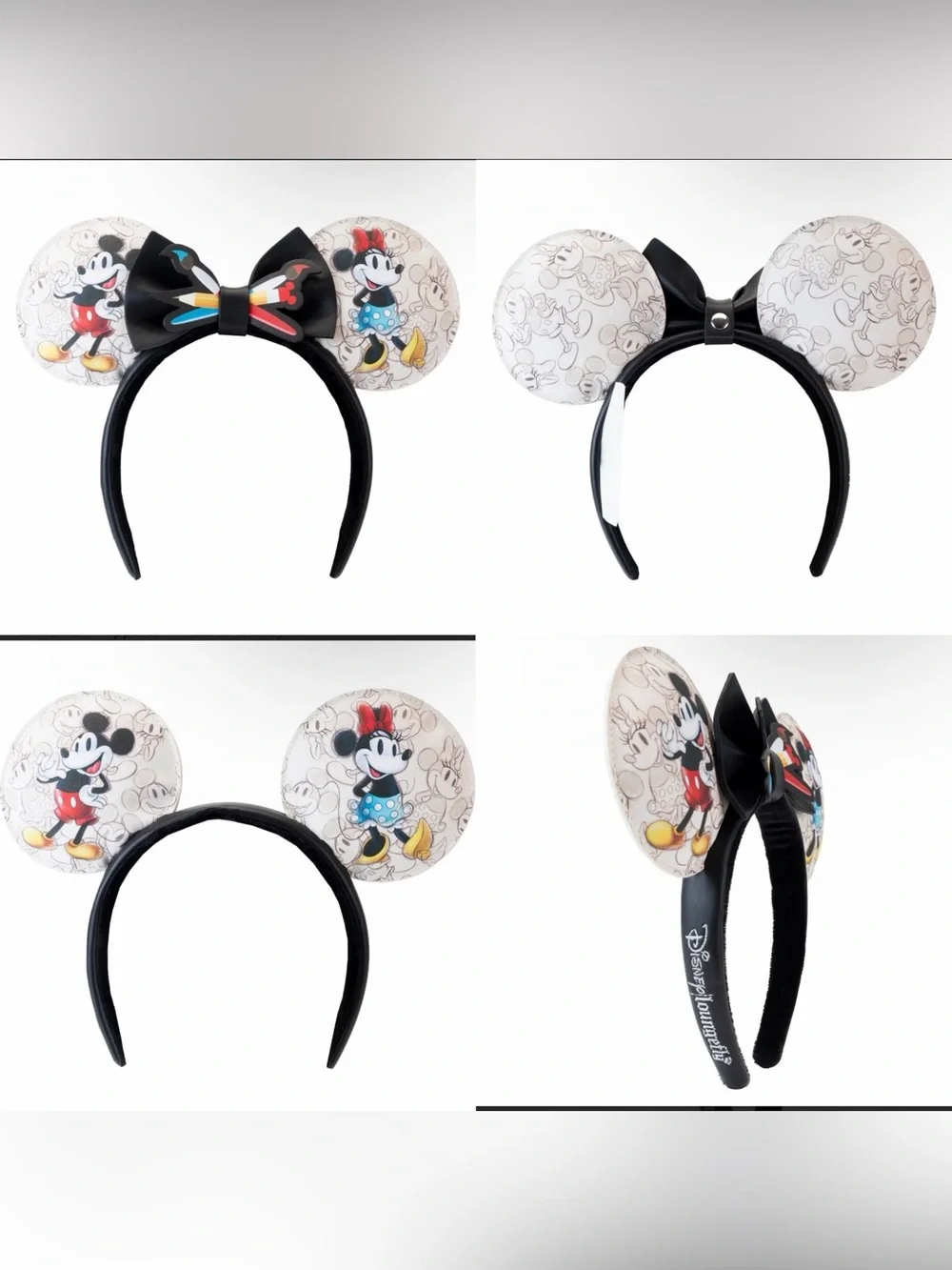 💕2/$44💕NWOT Disney 100th Anniversary Sketchbook Ears Headband